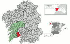 Localización de la comarca.