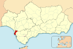 Ubicación de Costa Noroeste de Cádiz