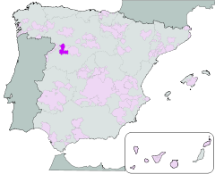 DO Tierra del Vino de Zamora location.svg