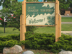 Delhi Charter Township, Michigan Entrance Sign.jpg