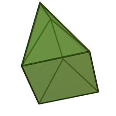 Pirámide triangular elongada