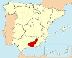 Ubicación de Provincia de Granada