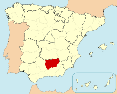 Ubicación de Provincia de Jaén
