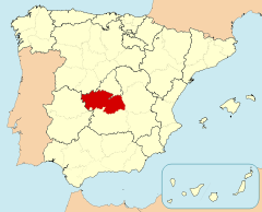 Ubicación de Provincia de Toledo