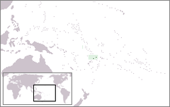 Ubicación de Wallis y Futuna