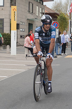 Sebastián Haedo en el Tour de Romandia 2010