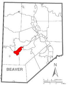 Ubicación en el condado de BeaverUbicación del condado en PensilvaniaUbicación de Pensilvania en EE. UU.
