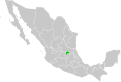 Localización de la Sierra Gorda en México