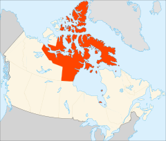 Ubicación de Nunavut