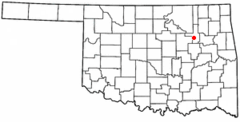 Ubicación en el condado de Tulsa en OklahomaUbicación de Oklahoma en EE. UU.