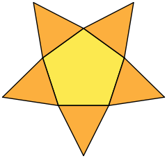Pentagonal pyramid flat.svg