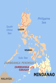 Ubicación de Zamboanga Sibugay
