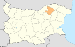 Ubicación de Provincia de Razgrad