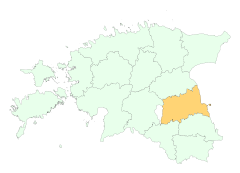 Ubicación de Condado de Tartu