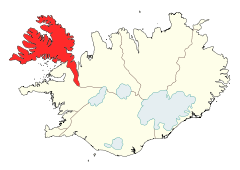 Ubicación de Vestfirðir