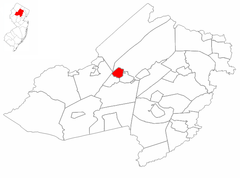 Ubicación en el condado de Morris en Nueva JerseyUbicación de Nueva Jersey en EE. UU.
