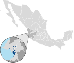Ubicación de Zona metropolitana de Puerto Vallarta