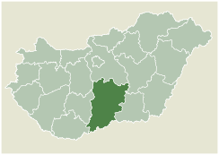 Situación de Bács-Kiskun