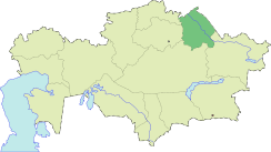 Situación de Provincia de Pavlodar