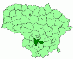 Situación de Distrito Municipio de Prienai