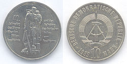10 Mark DDR 1985 - 40. Jahrestag der Befreiung vom Faschismus.JPG