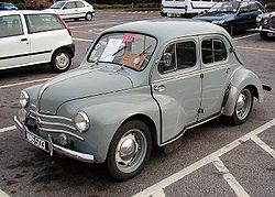 1956 Renault 4cv at a Classics Rally in Bristol, England