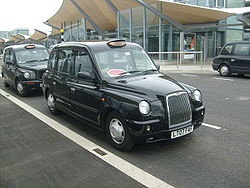 A TX4 Taxi at Heathrow Airport Terminal 5.jpg