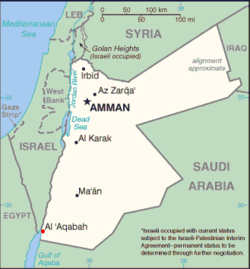 Localización en Jordania