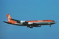 Avianca Boeing 707 Zurich Airport - April 1976.jpg