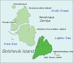 La isla Bolchevique en el archipiélago