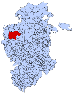Burgos Villadiego Mapa municipal.svg