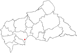Localización de Bangui