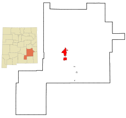 Localización en el Condado de Chaves, Nuevo México
