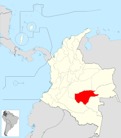 Ubicación de Guaviare (Colombia)