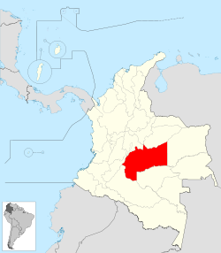 Ubicación de Meta (Colombia)