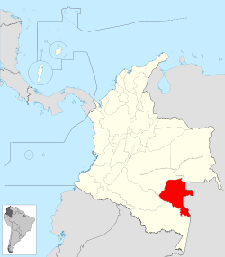 Ubicación de Vaupés (Colombia)