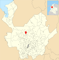 Ubicación de Toledo en Antioquia
