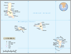 Situación de Gran Comora