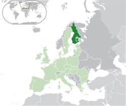 Situación de Finlandia