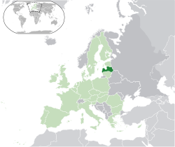 Situación de Letonia