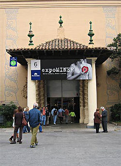 La entrada principal de la Feria