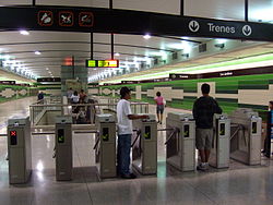 Estación Jardines Linea tres del Metro de Caracas.JPG