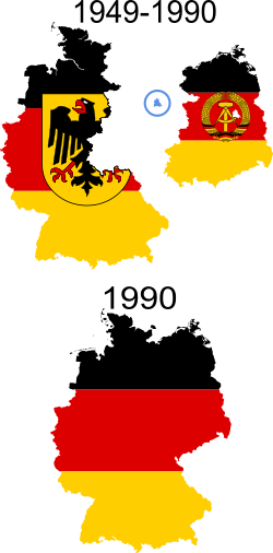 Flag map of Germany (separation).svg