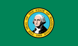 La bandera de Washington