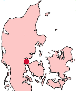 Fredericia Denmark location map.png