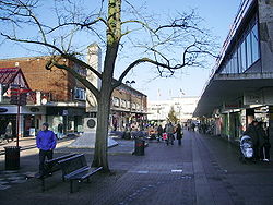 Centro de la ciudad de Harlow.
