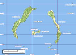 Mapa de las islas de Los
