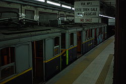 Vista de la estación Primera Junta de la línea A
