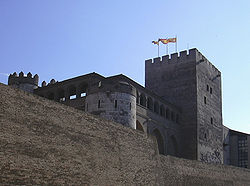 La Aljafería - Torre del trovador.JPG