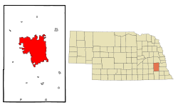 Localización en Nebraska